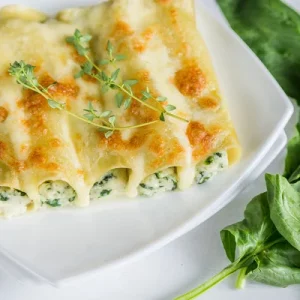 VEGAN CANNELLONI: Ricotta & Spinaci (1pz)