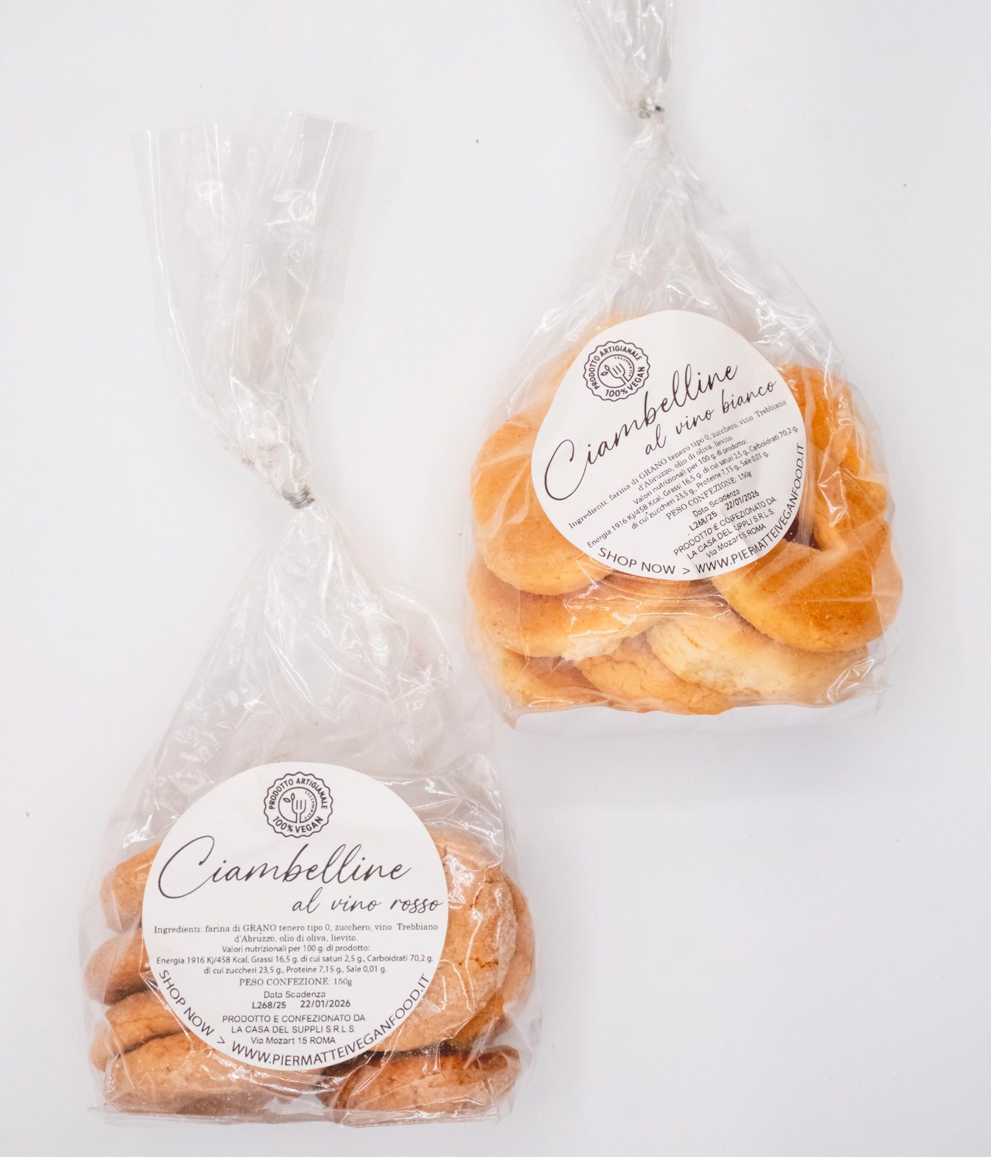 Vegan Ciambelline al vino bianco