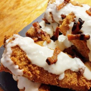 VEGAN CANNELLONI fritti alla carbonara