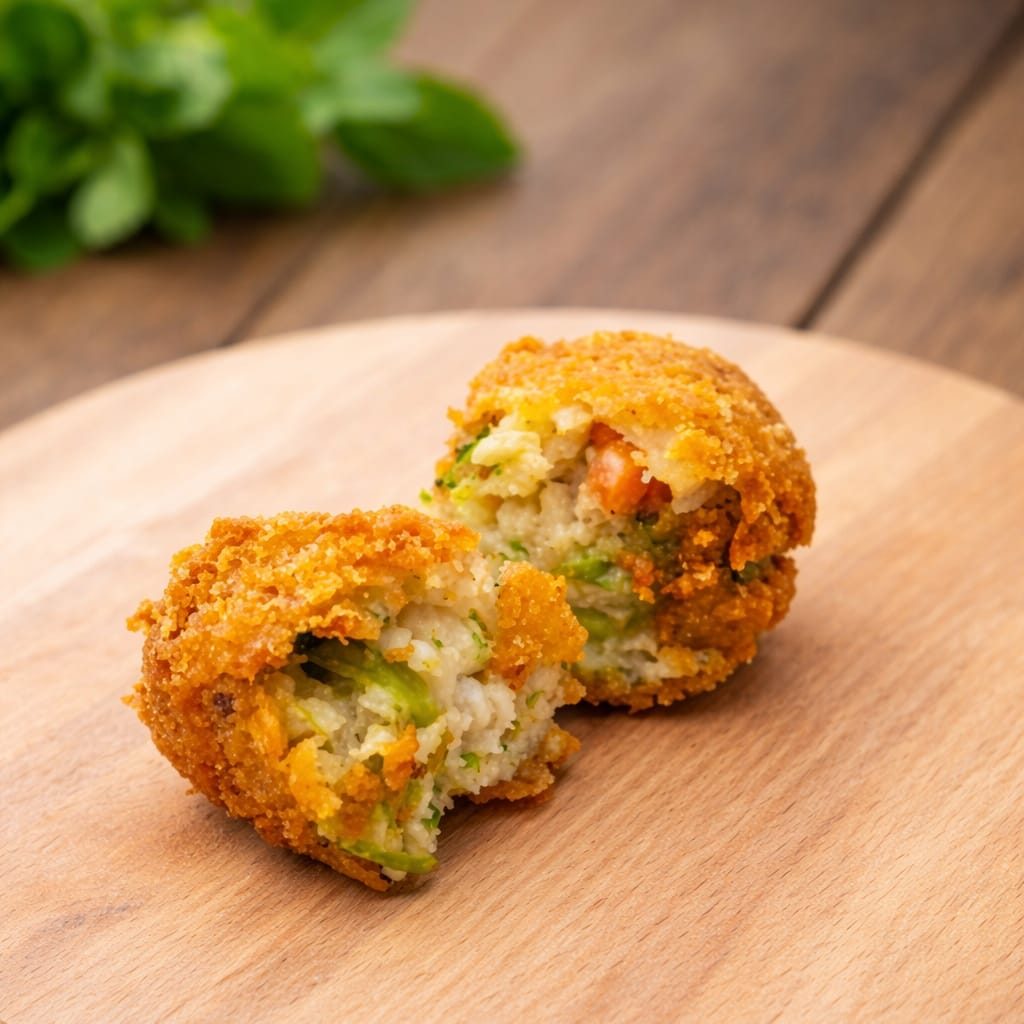 SUPPLI BROCCOLI E VEGUANCIO