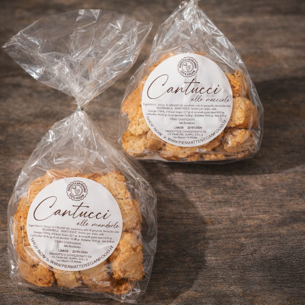 cantucci vegani PRODUZIONE PIERMATTEI