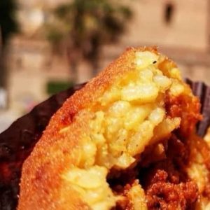 Arancina Nduja di veguancio & Vropola