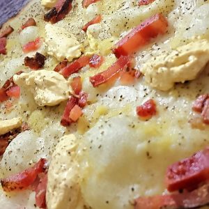 Vegan Pizza Carbonara
