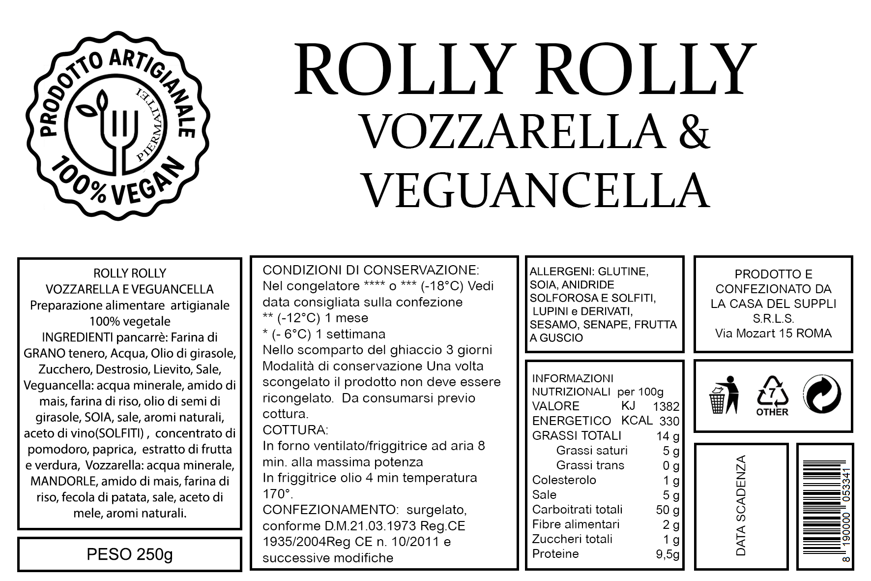 VEGAN Rolly Rolly Vozzarella & Veguancella (2pz) - immagine 2